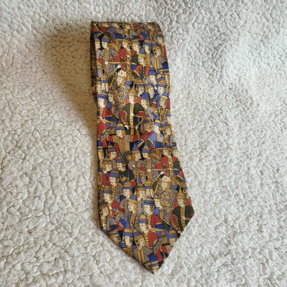 Metropolitan Museum of Art Masterworks Collection Pattern Tie 100% Imported Silk - Picture 1 of 6